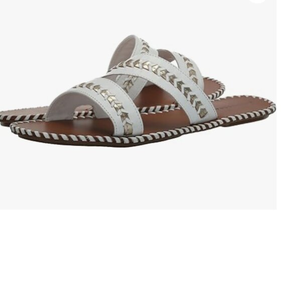 new Lucky Brand Womens Zanora Slip On Flat Casual Slide Sandals253 - Picture 1 of 6